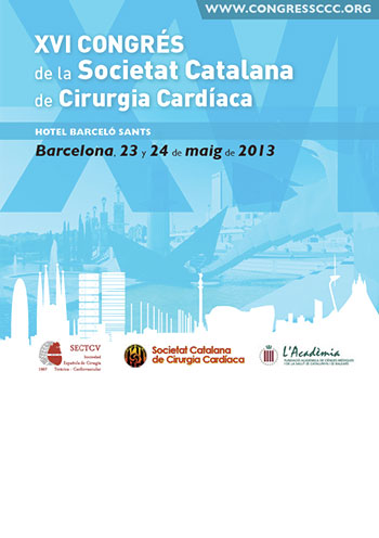 Portada XVI Congrés de la Societat Catalana de Cirurgia Cardíaca