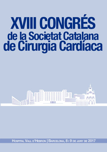 Portada XVIII Congrés de la Societat Catalana de Cirurgia Cardíaca