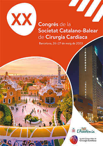 Portada XX Congrés de la Societat Catalana de Cirurgia Cardíaca